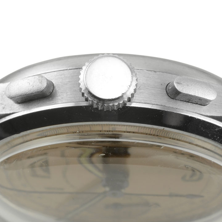 J.E. Caldwell Copper Dial Chronograph Wrist Watch