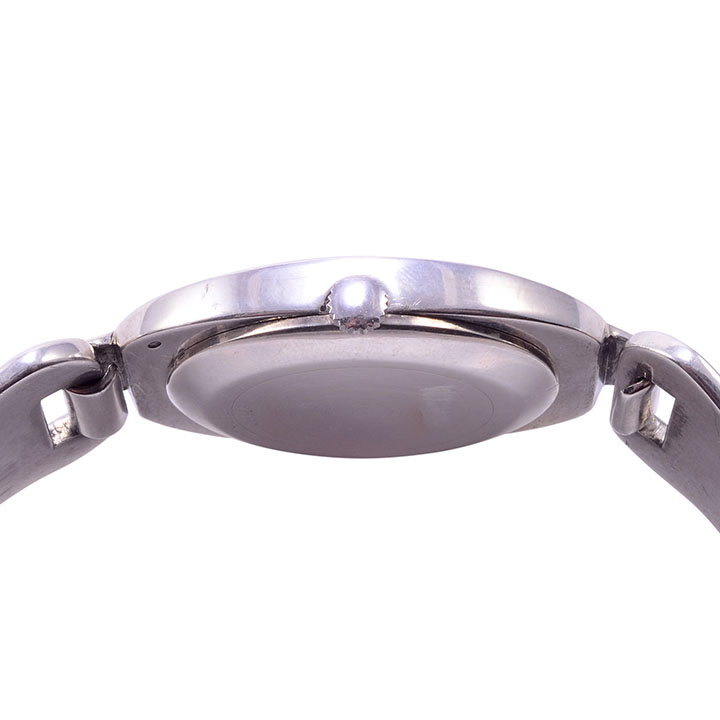 Rare Corum Sterling Silver Cuff Wrist Watch