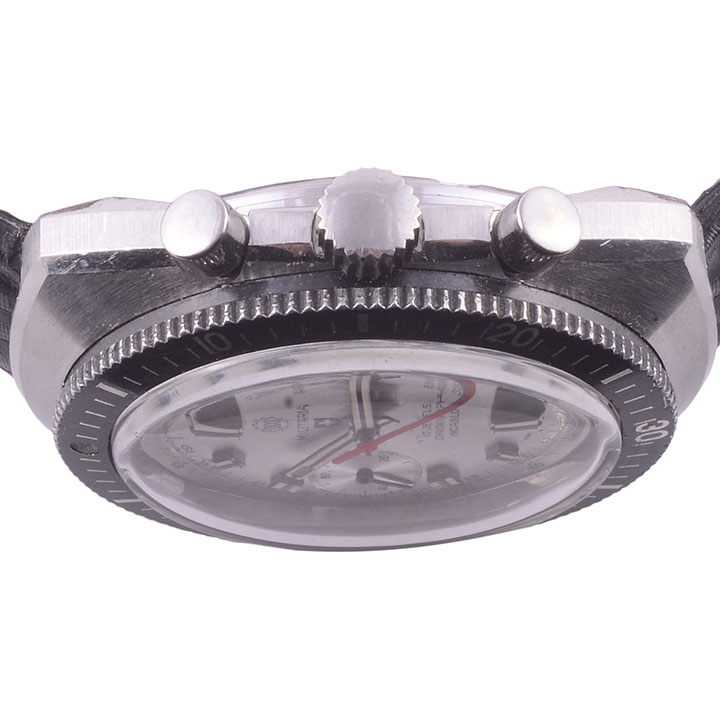 Militaria Tonneau Case Chronograph Wrist Watch