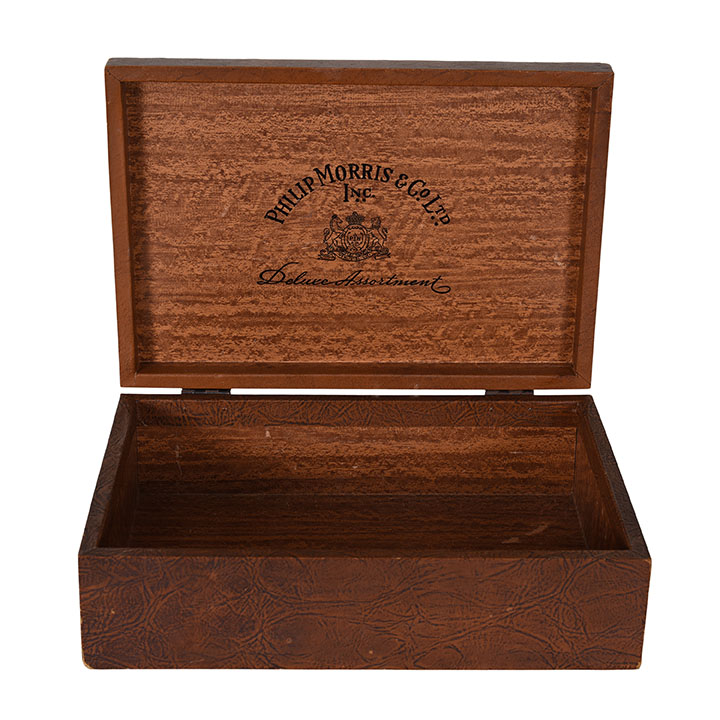 Philip Morris & Co Embossed Cigar Box