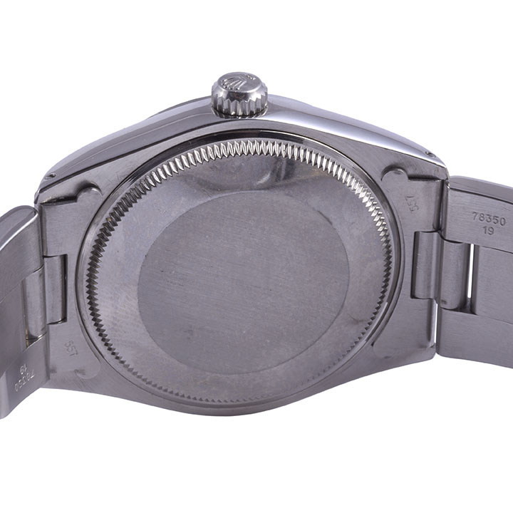 Rolex Oyster Perpetual Steel Wrist Watch Custom Serviced By Rolex