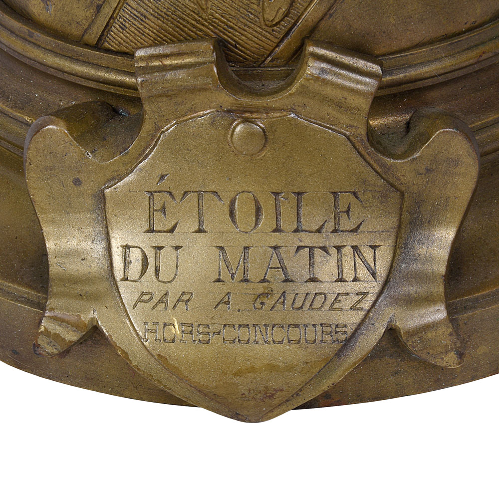 Adrien Etienne Gaudez Etoile Du Martin Bronze Sculpture