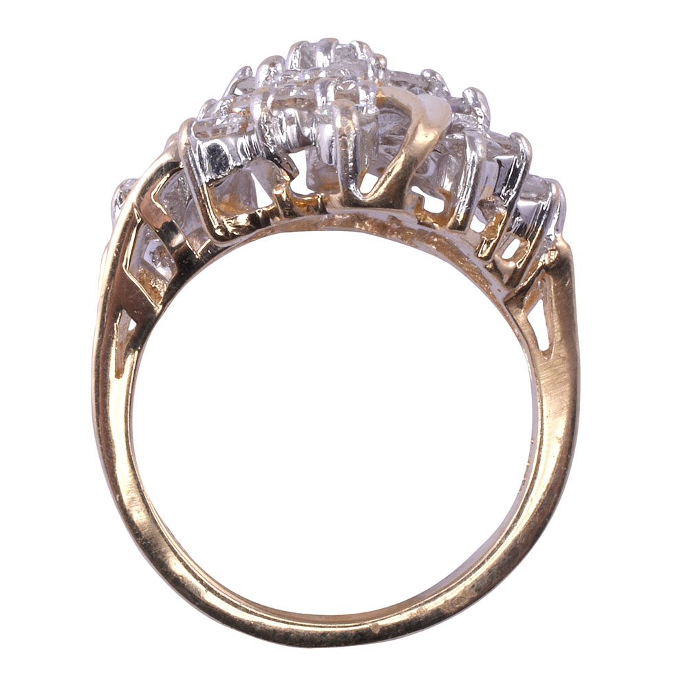 2.75 CTW Diamond Cluster Ring