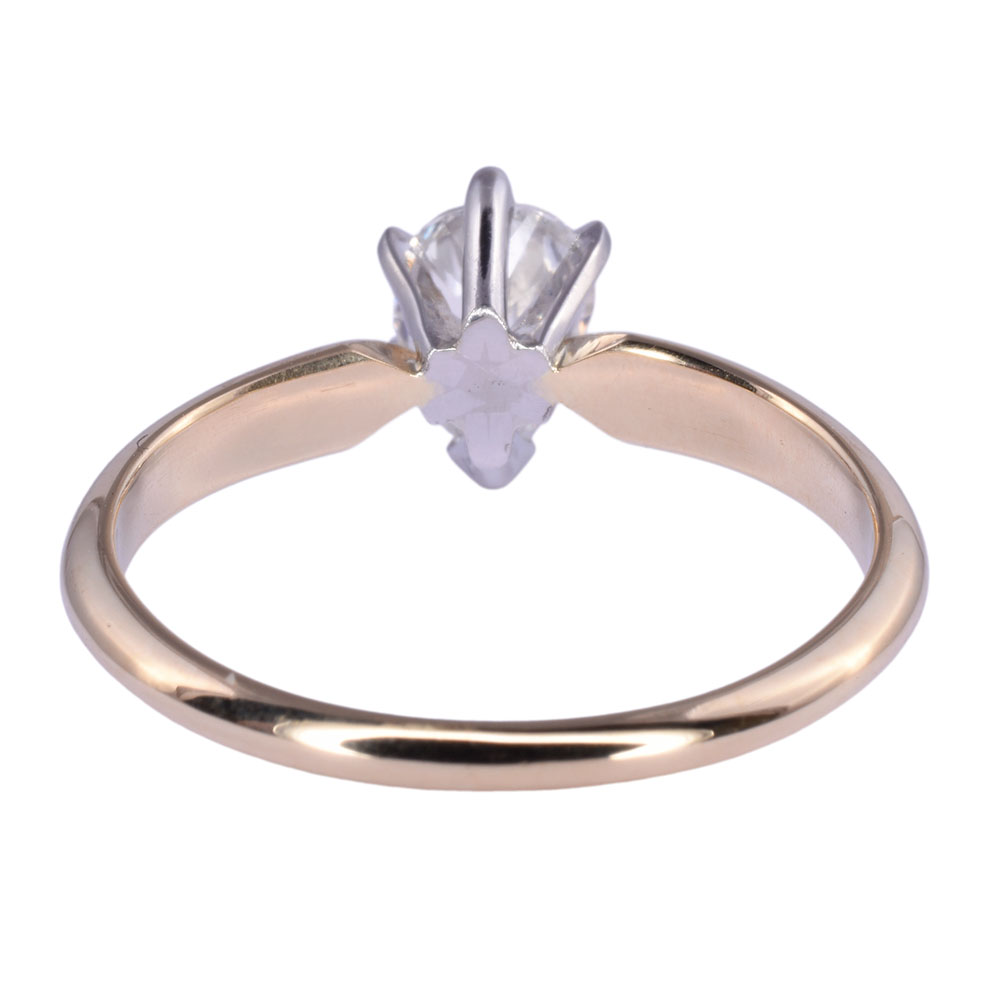 Pear Solitaire Diamond Engagement Ring