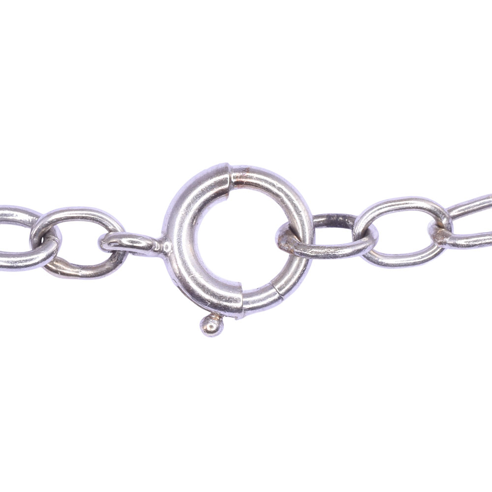 Art Deco Platinum Charm Bracelet