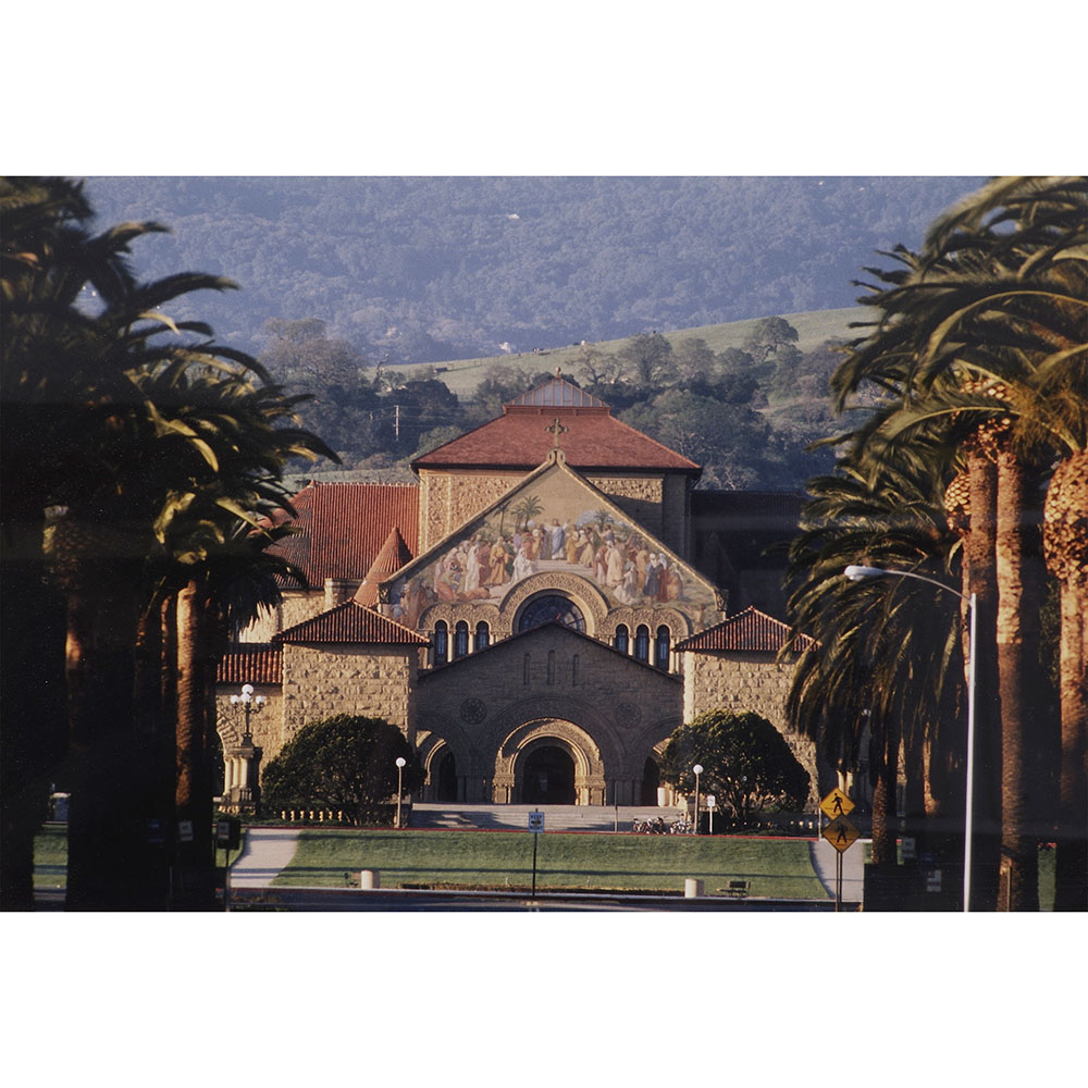 Signed Photograph Stanford Memorial Church