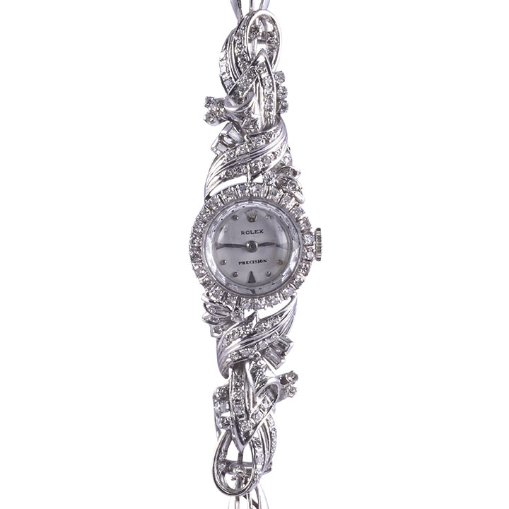 Rolex All Original Handmade 18K Diamond Ladies Wrist Watch