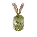 Oval Peridot Pendant