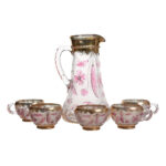 Glass Pitcher & Cup Set