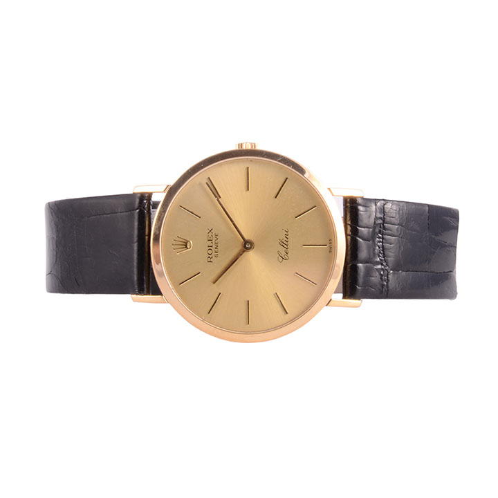 Rolex Cellini New Old Stock 18K Gold Wrist Watch