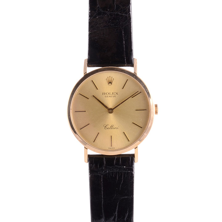 Rolex Cellini New Old Stock 18K Gold Wrist Watch