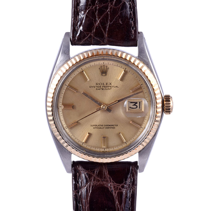 Rolex Datejust Two Tone Wrist Watch