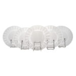 Orrefors Set of Five Glass Chargers
