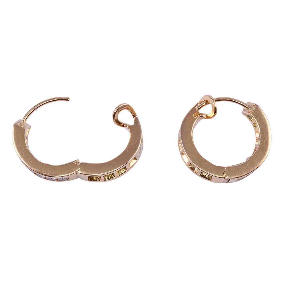 Tiffany & Co Inside Out Diamond Hoop Earrings