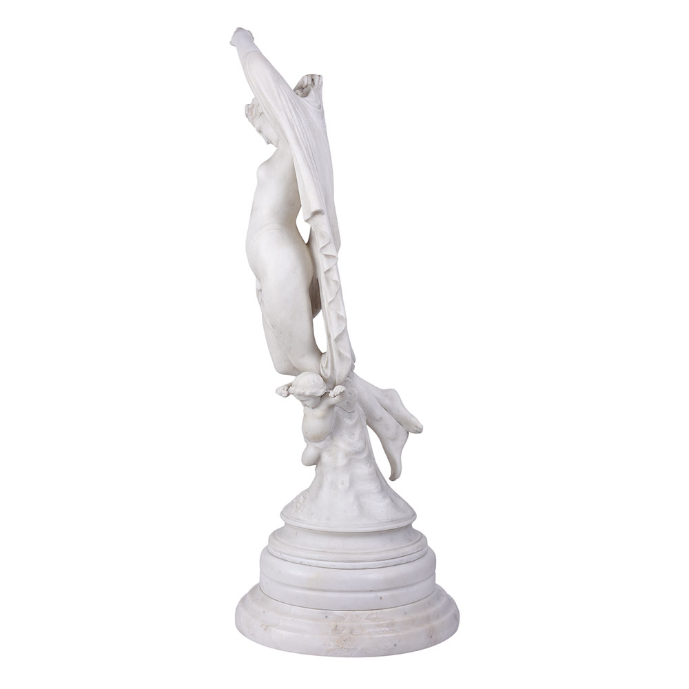 Cupid & Psyche Marble Sculpture