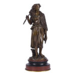 Emile Boyer Fisher Lady Bronze Sculpture