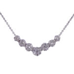 Diamond 14KW Stationary Pendant Necklace