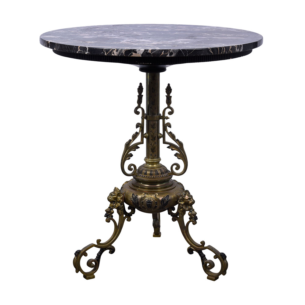 Marble Top Figural Table