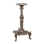 Bronze Figural Candle Stand