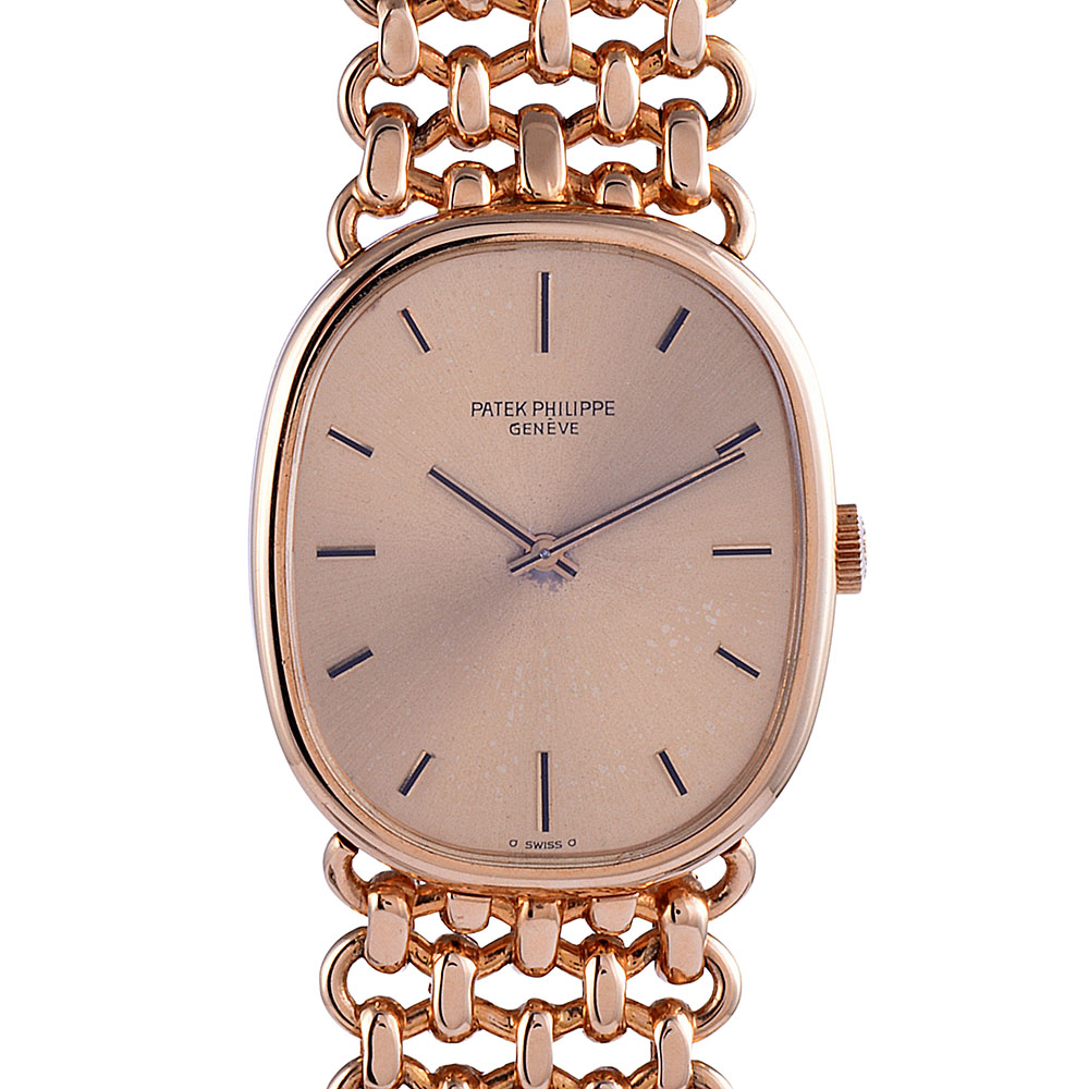 Patek Philippe Ellipse Original Bracelet 18K Wrist Watch