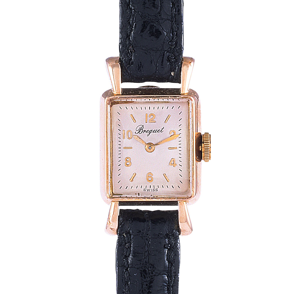 Breguet Art Deco Style 18K Ladies Wrist Watch
