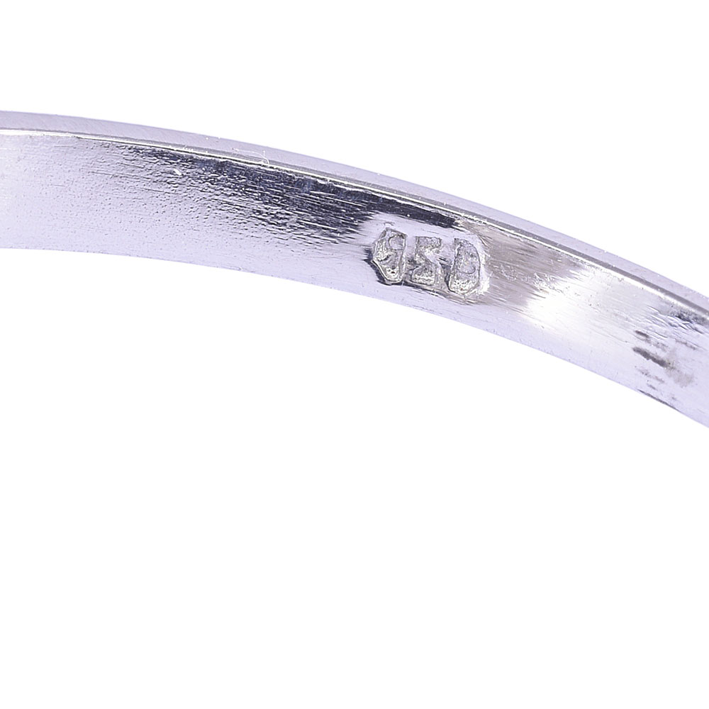 1.33 Carat Center Diamond Platinum Engagement Ring