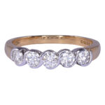 18K Five Diamond Band