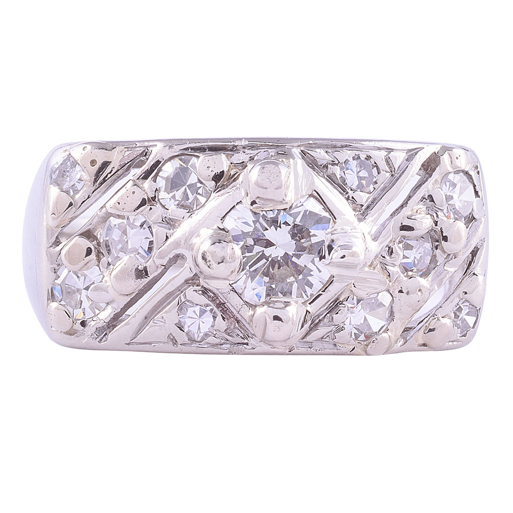 White Gold Diamond Ring