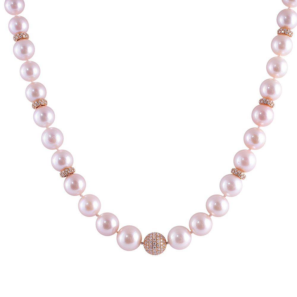 Pink Freshwater Pearl Adjustable Length Necklace