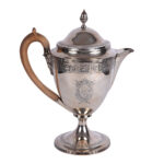 Henry Chawnere & John Emes Sterling Silver Coffee Pot