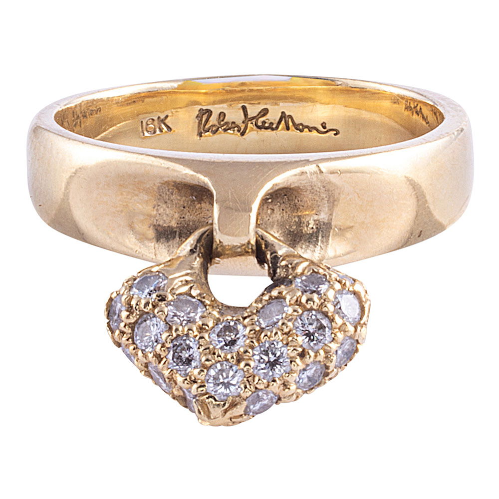Robert Lee Morris Diamond Heart Ring