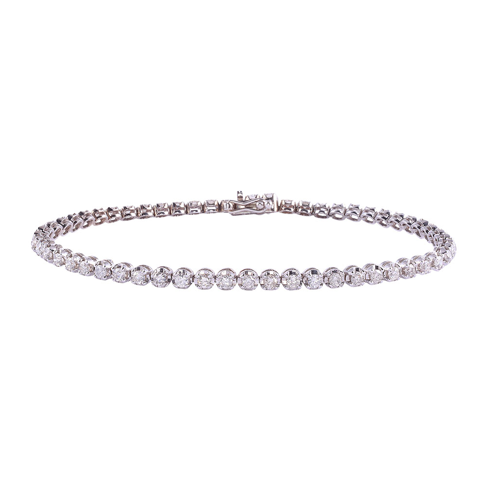 White Gold Diamond Tennis Bracelet