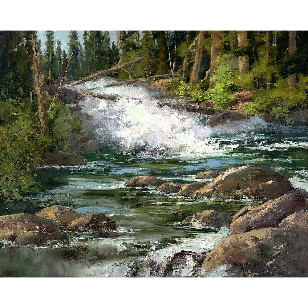 Sheryl Knight Sierra Waterfall