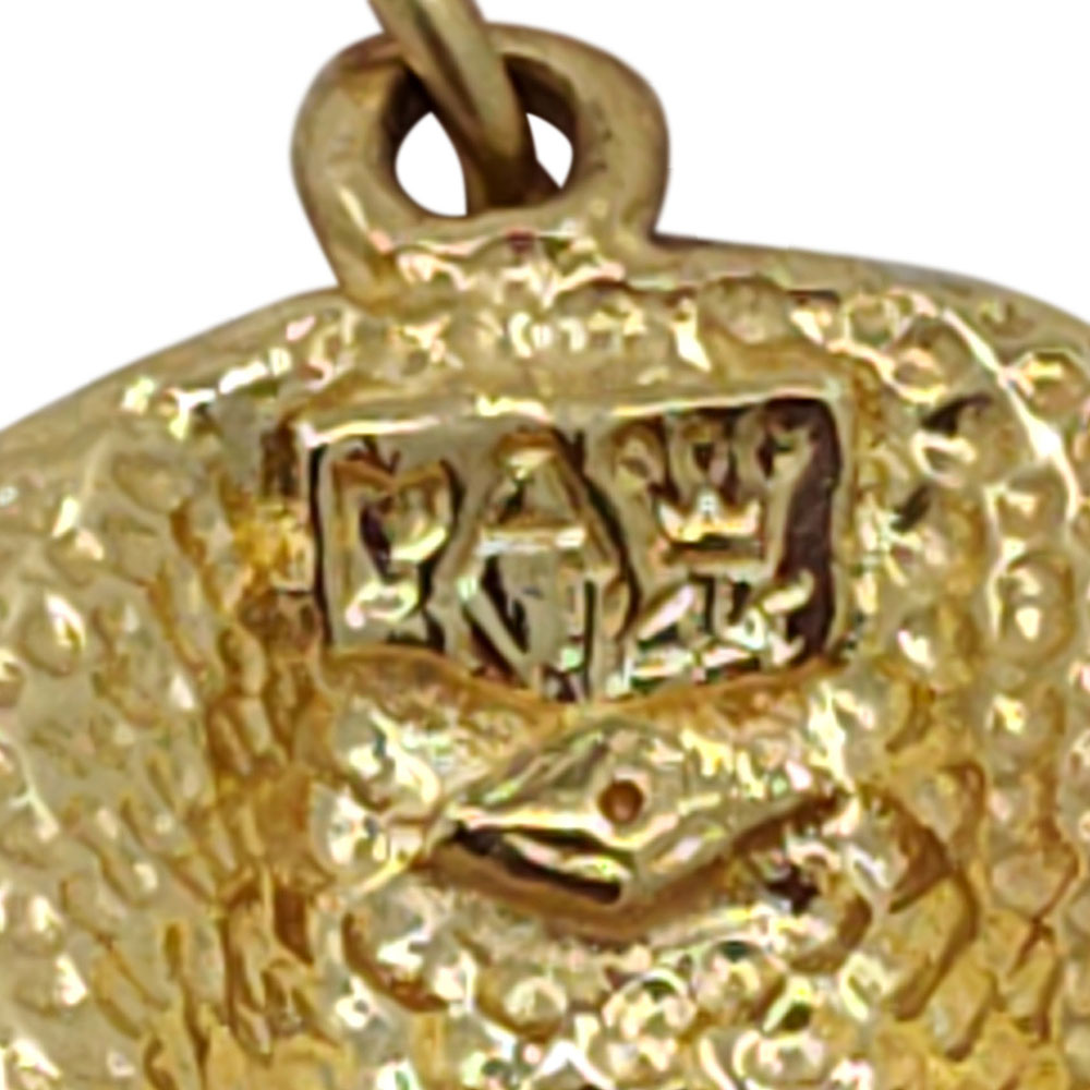 Lion Head Ruby & Diamond Pendant