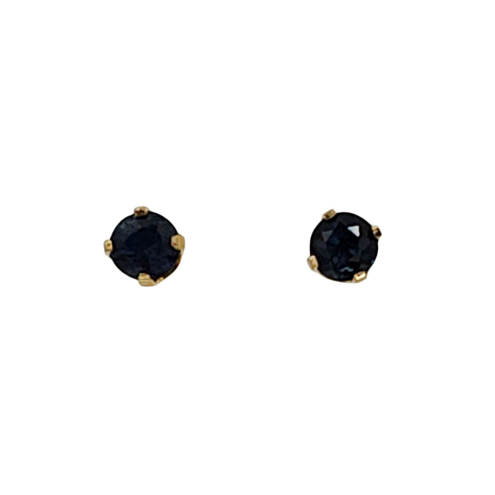 1 CTW Sapphire Stud Earrings