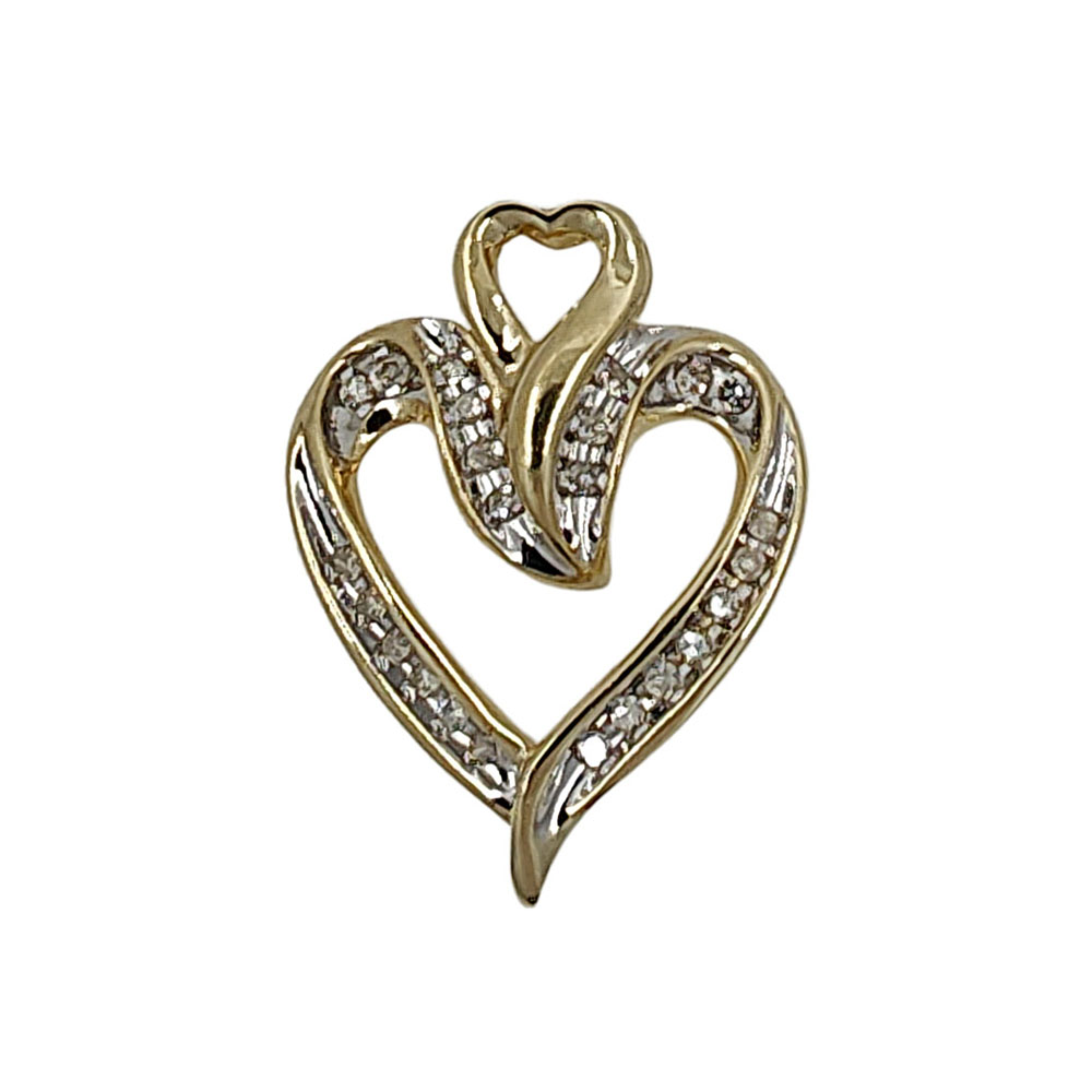 .33 CTW Diamond Heart Pendant
