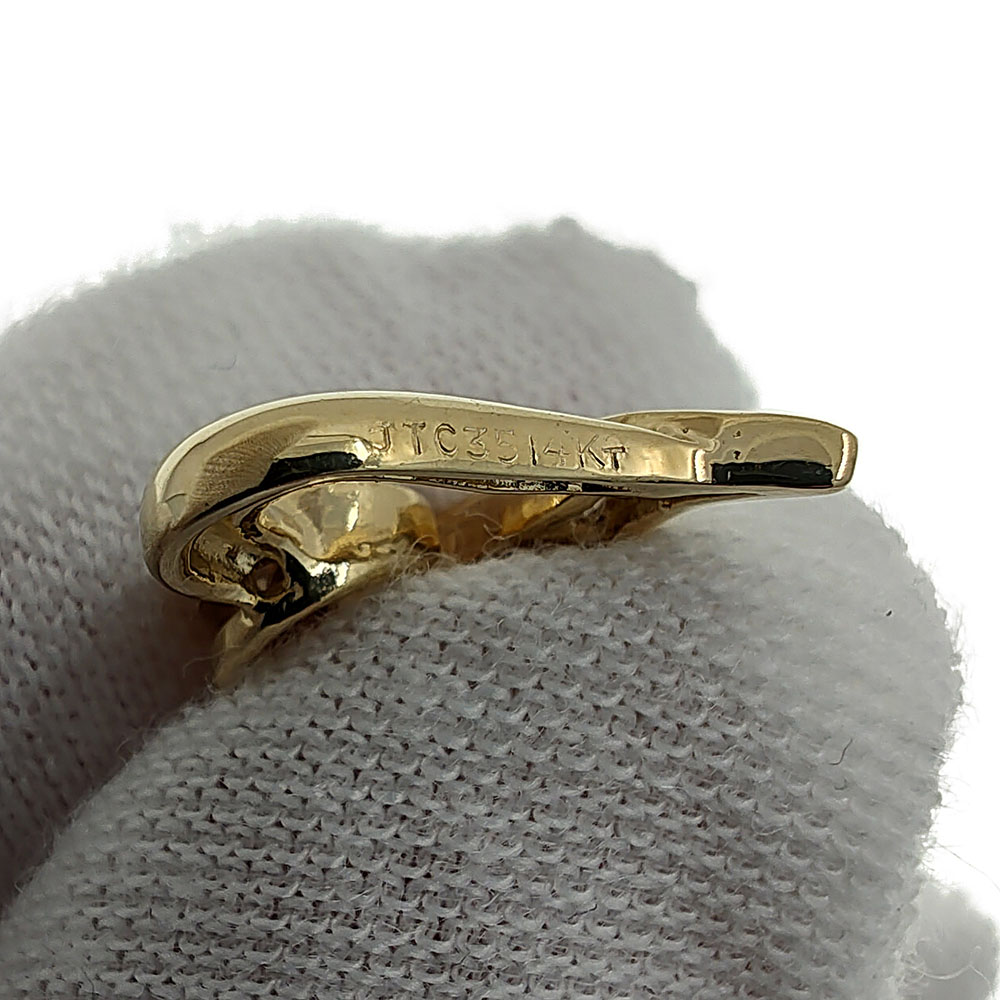 14K Gold Diamond Heart Pendant