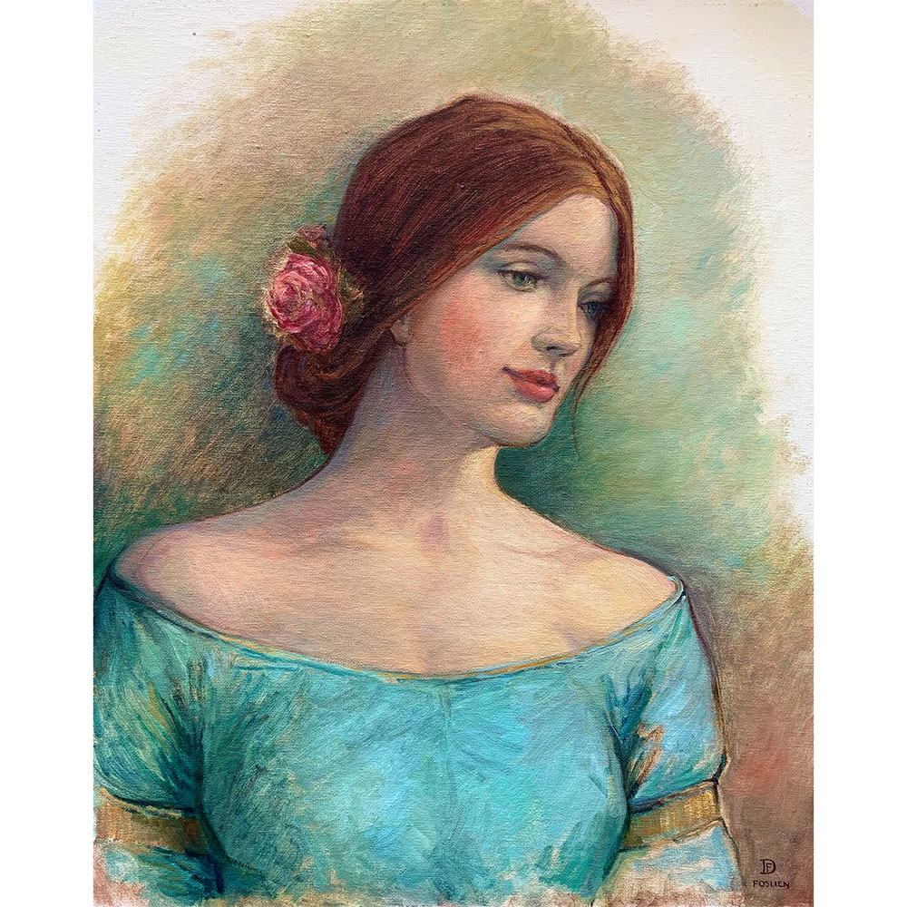 Dirk Foslien <em>Lady Claire</em> After John William Waterhouse