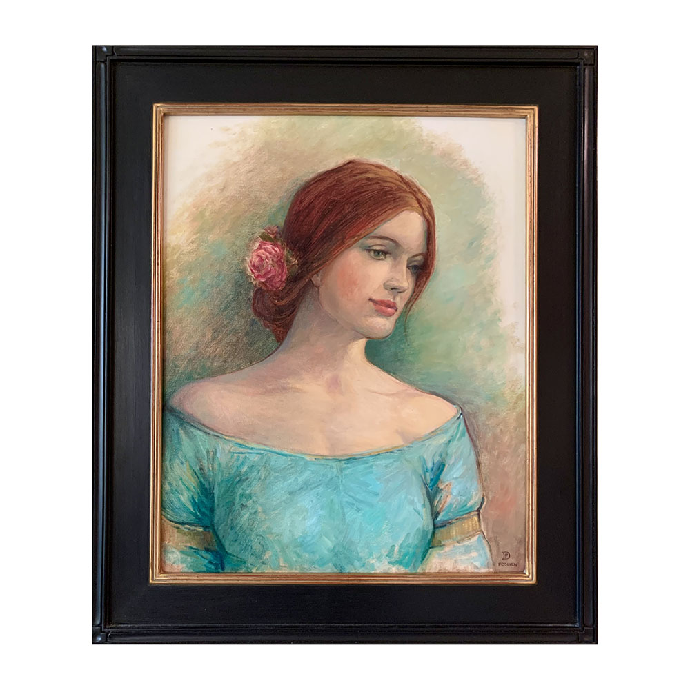 Dirk Foslien Lady Claire After John William Waterhouse