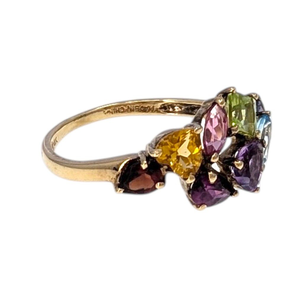 Multi Gemstone Ring