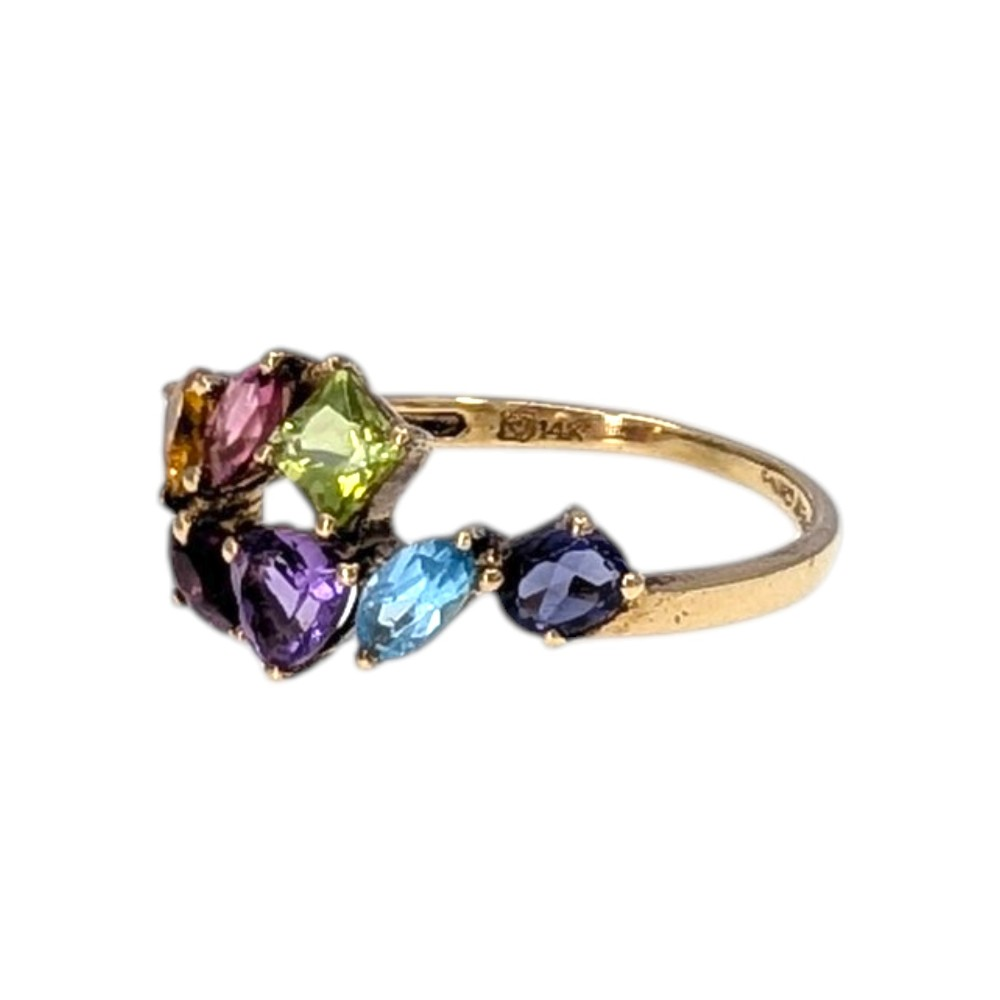 Multi Gemstone Ring