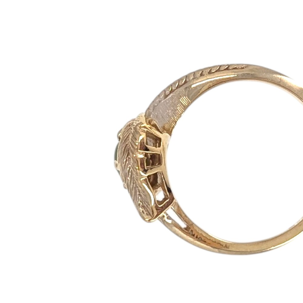 Jade Feather Ring
